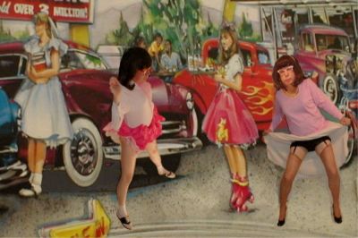 peggy sue
Keywords: bobby socks saddle shoes poodle skirt