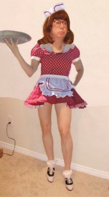 carhop
Keywords: stockings bra cd cotton crossdresser cute effeminate feminine girlie girly heels legs miniskirt knickers panties underwear undies upskirt pretty transvestite