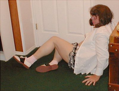 nanette
Keywords: stockings bra cd cotton crossdresser cute effeminate feminine girlie girly heels legs miniskirt knickers panties underwear undies upskirt pretty transvestite