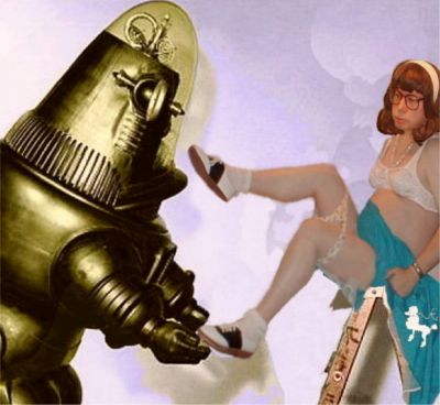 robot girl
Keywords: bobby socks saddle shoes poodle skirt