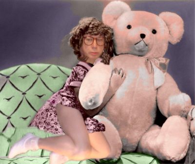 shirley with bear
Keywords: bobby socks saddle shoes poodle skirt ankle