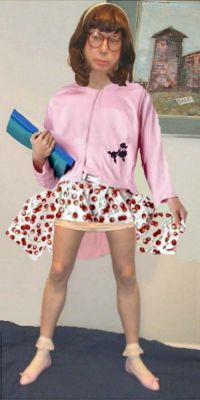 sweetheart
Keywords: stockings bra cd cotton crossdresser cute effeminate feminine girlie girly heels legs miniskirt knickers panties underwear undies upskirt pretty transvestite